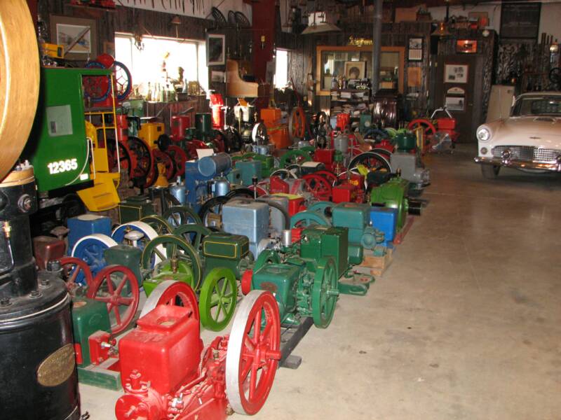 Old gas engines.